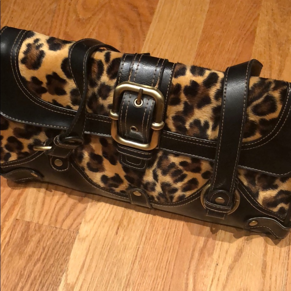 Boutique leopard print purse